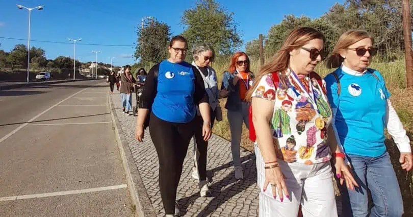 caminhada solidária em s. brás