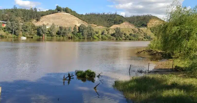 Rio Guadiana visto de Mesquita.